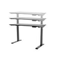 thumbnail image 5 of Monoprice WFH Single Motor Height Adjustable Sit-Stand Desk Table with 4 foot Top, Black, Laptop Computer Workstation - Workstream Collection, 5 of 6