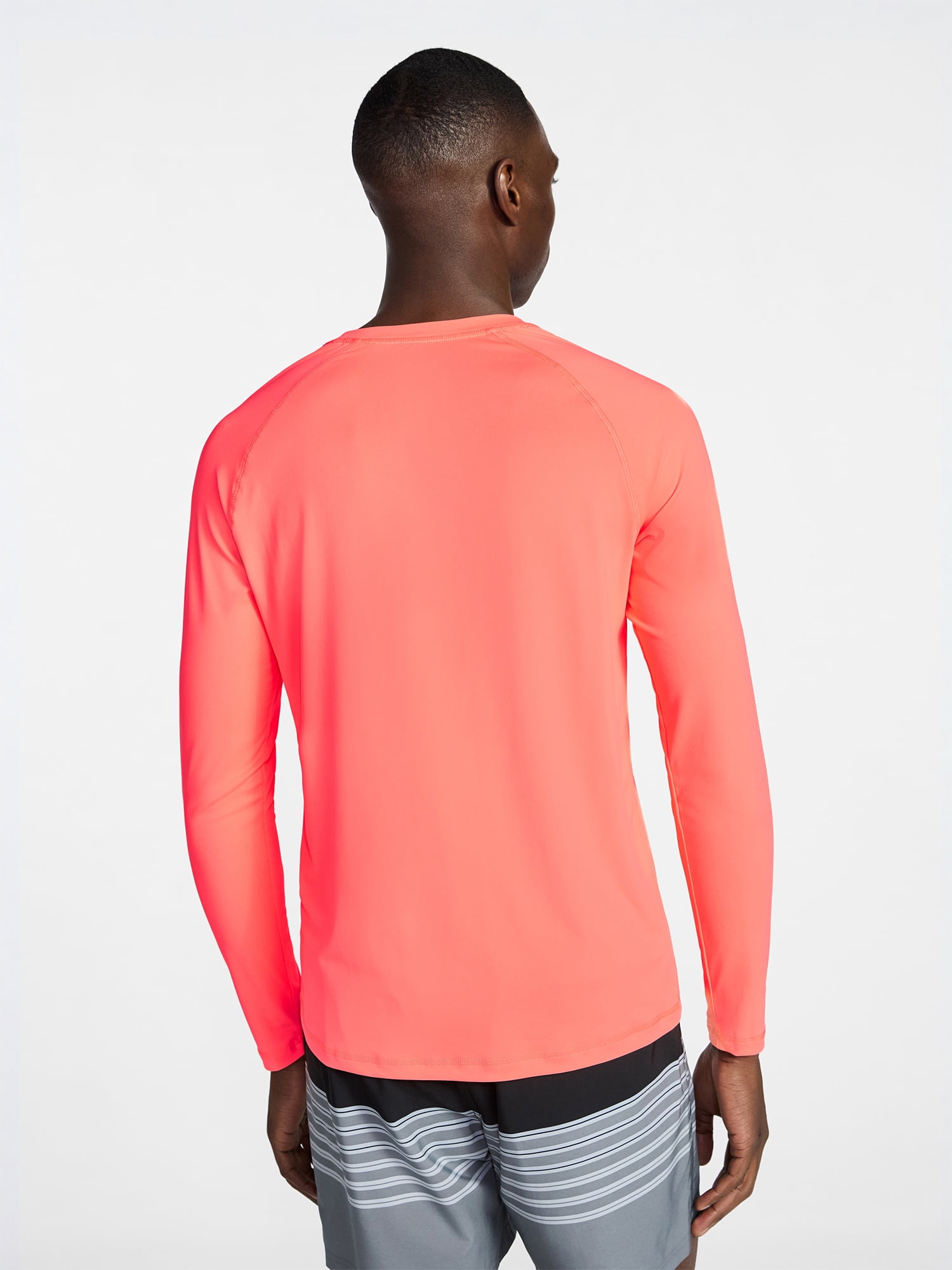 George Men's and Big Men's Rash Guard with Long Sleeves, Sizes S-3XL