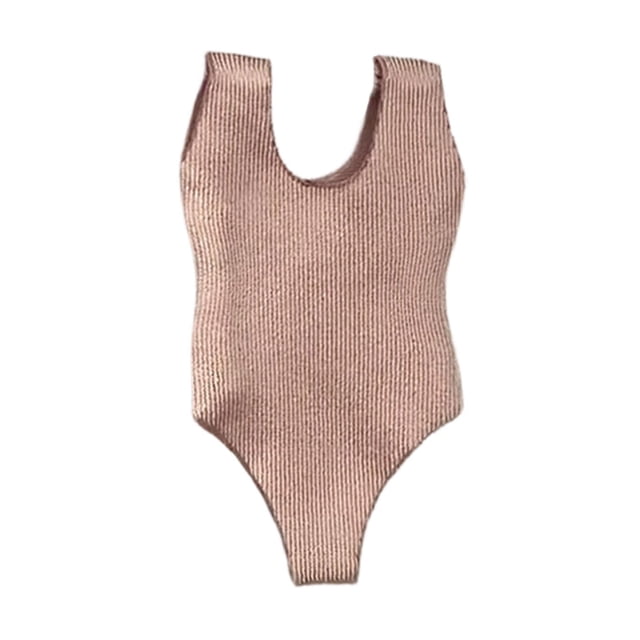 Figura de acción a escala 1/12, ropa en miniatura, mini traje de baño elegante Rosa