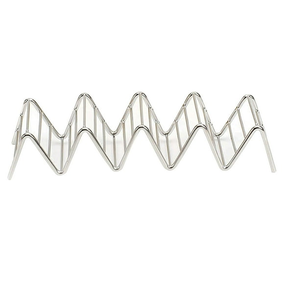 V Shaped Corn Roll Taco Rack, V Shaped Taco Holder Dual Uses for Restaurant 2-3 Grids 6.3x13.5x4.5cm/2.5x5.3x1.8in,3-4 Grids 6.3x18.5x4.5cm/2.5x7.3x1.8in,4-5 Grids