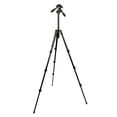 thumbnail image 4 of Slik PRO AL-324-3WFC 4-Section Aluminum Tripod with SH-747FC 3-Way Pan Head, 4 of 10