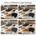 thumbnail image 7 of ODIKA 4'x6' Washable Area Rug Pet Friendly, Non-Shedding Tan Throw with Abstract Shapes Modern Minimalist Design Crisp Edges for Bedroom, Reading Nook, 7 of 7