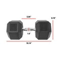 thumbnail image 3 of CAP Barbell Coated Hex Dumbbell, Single 3 - 100 lb, 3 of 6