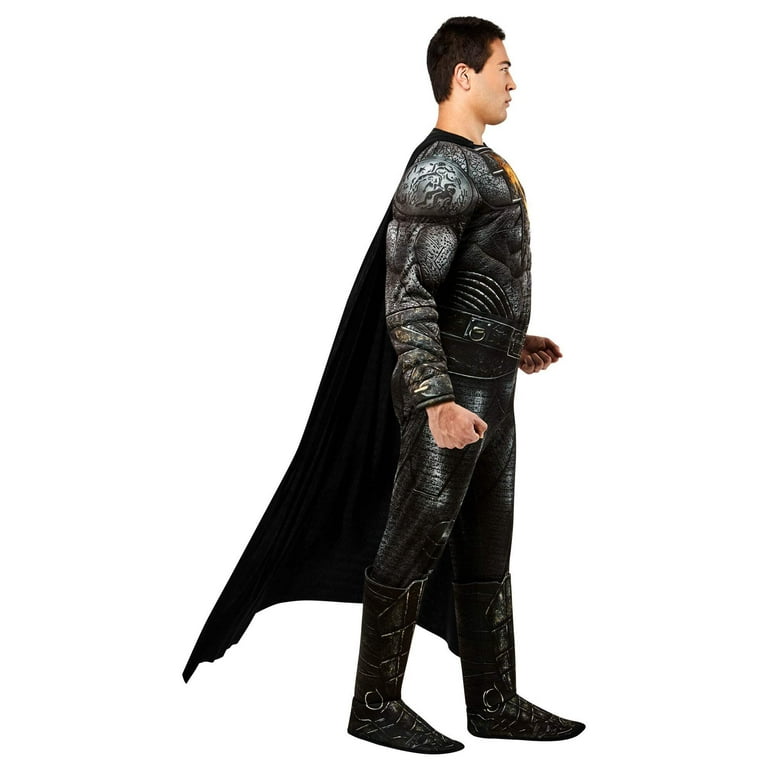Black Adam Deluxe Muscle Costume for Adults DC Comics Black Adam Deluxe Muscle Costume for Adults DC Comics