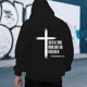 thumbnail image 1 of MHFRRA Sudadera con Capucha Estampada, Cómoda Sudadera con Capucha con Un Elegante Diseño Gráfico para Uso Informal y Actividades Al Aire Libre Negro, 1 of 5