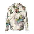 thumbnail image 2 of Picia Flying Butterflies-1 Women's Men's UPF 50+ Sun Protection Hoodie Shirt Long Sleeve SPF Fishing Outdoor UV Hiking Lightweight Shirts-3X-Large, 2 of 9