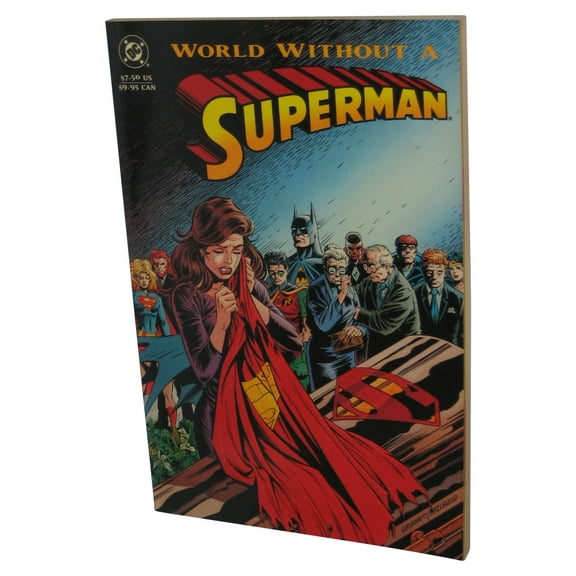 DC Comics World Without A Superman (1993) Paperback Book