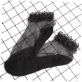 thumbnail image 4 of unbranded Calcetas De Malla Con Encaje Para Mujer Hechas De Poliéster Y Spandex Respirable, 4 of 8