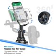 thumbnail image 4 of Portavasos Soporte para teléfono Universal Ajustable Cuello de cisne Portavasos Cuna Soporte para automóvil para teléfono celular Teléfono inteligente Iphone Xs/xs Max/xr/x/8/7 Plu, 4 of 4