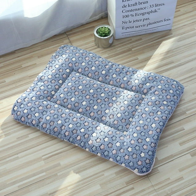 Estera de felpa gruesa, nido para gatos, estera para dormir para gatos, perrera para perros, manta de vellón coral para perros, más estera de algodón, estera nido cálida