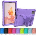 thumbnail image 7 of for Samsung Galaxy Tab S9/S8/S7 11" 2023/2022/2020 Cute Kids Case, Cartoon Butterfly Stand Case Shockproof Flexible Silicone Hard Protective Cover for Samsung Galaxy Tab S9 FE 10.9" 2023, Lightpurple, 7 of 7