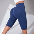 thumbnail image 3 of WULMLEO 3D Anti Cellulite Short Leggings, Women's High Waisted Compression Push-Up Sculpting Yoga, Slimming Leggings Navy S, 3 of 6