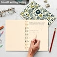 thumbnail image 4 of FORMRS 1-Subject Spiral Notebook 8" x 5" College Ruled 60 Refillable Sheet A5 Hard Cover, 2 Pack, Light Floral, 4 of 7