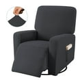 thumbnail image 1 of Housse de Fauteuil Inclinable avec Poches Portatives - 1 Pce Housse pour Sofa Chaise Fauteuil Inclinable - Housse de Protection de Meuble Extensible en Spandex Antidérapante, 1 of 3