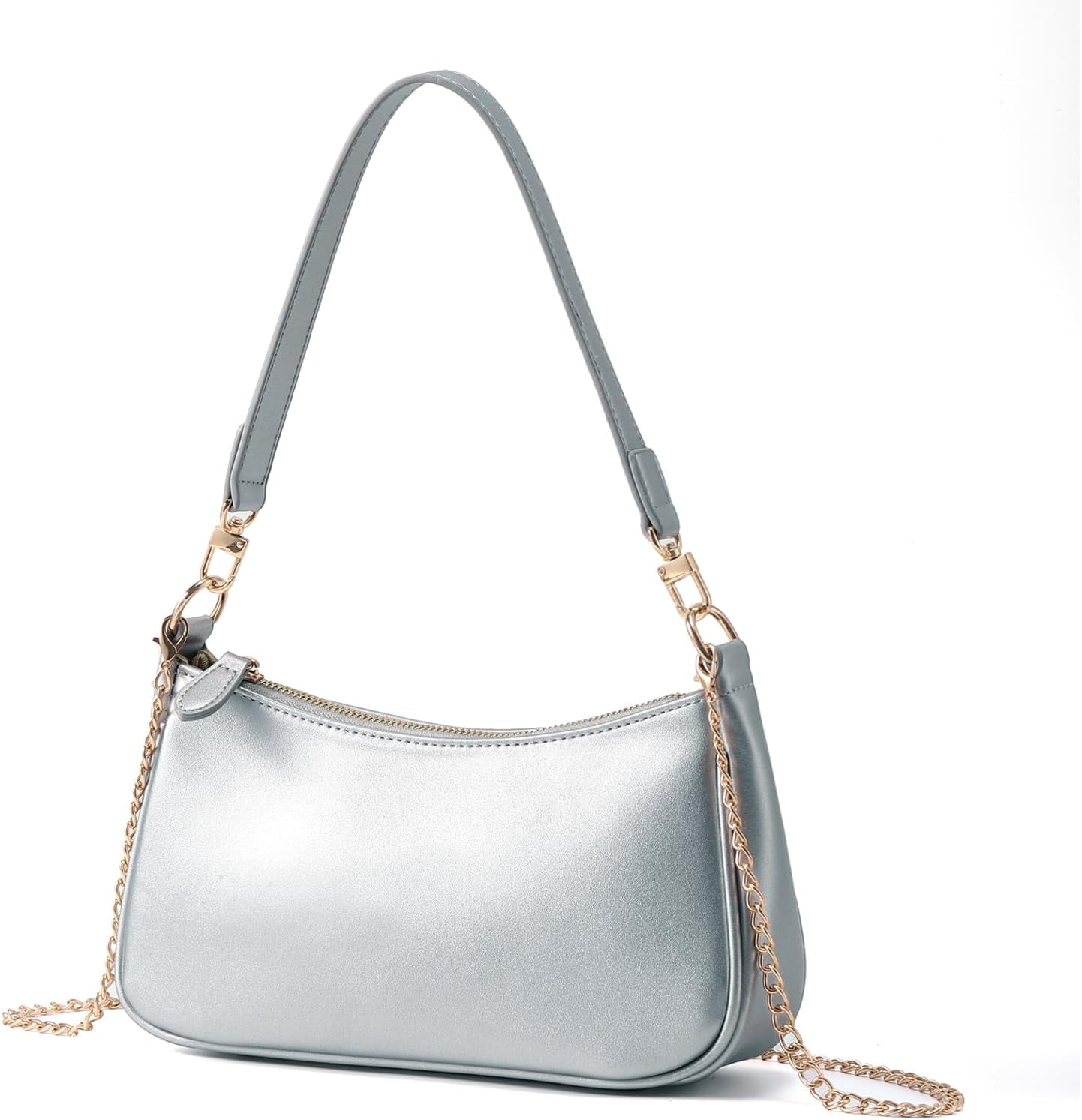 Clutch Tote Handbags with 2 Removable Straps and Zipper Closure Crossbody Bags Shoulder Purse Handbag for Women