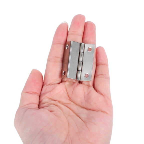 LOLIPPYY 10Pcs Small Hinges for Wood Cabinet Door Precision Smooth Silent Opening Hinges
