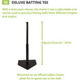 thumbnail image 6 of Champion Sports Deluxe Batting Tee - Mounted Adjustable Telescopic Batting Tee, 6 of 6