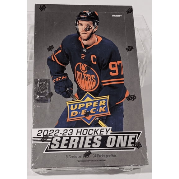 2022-23 NHL Upper Deck Series 1 Hockey Factory Sealed Hobby Box 24 Packs