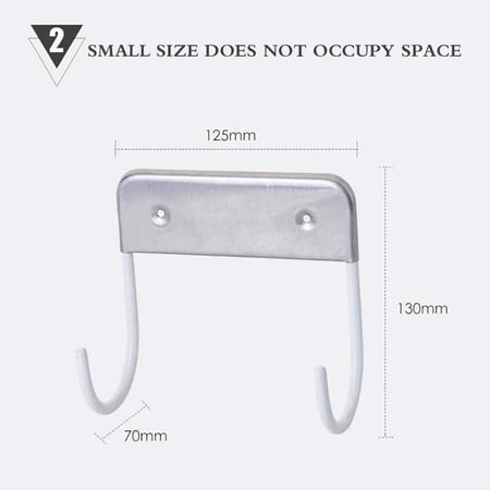 Electric Iron Rack Hanger Double Hook Stainless Steel Ironing Board ...