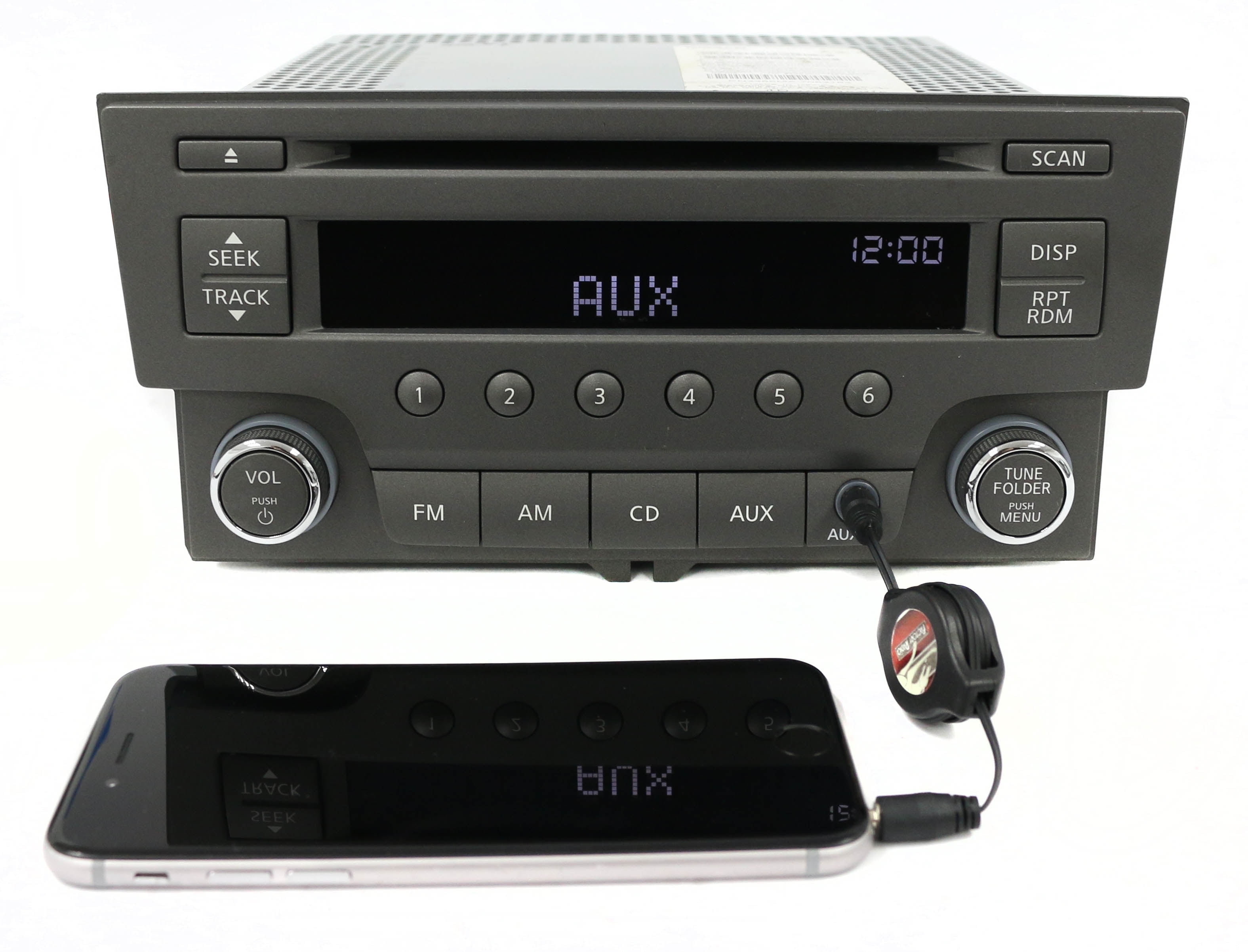 Restored 2013-14 Nissan Sentra AM FM Radio Single Disc CD Player w Aux Input 281853RA2A (Refurbished)