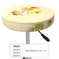 thumbnail image 4 of Pofeuu Sunflower Gnomes 3 Print Round Bar Stool Covers - Super Soft and Washable Elastic Stool Cushion Slipcover Easy Clean Velvet-12 inch, 4 of 7