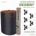 thumbnail image 4 of Compost Bin By Geobin - 246 Gallon Expandable Easy Assembly Made In The Usa (Tan), 4 of 4