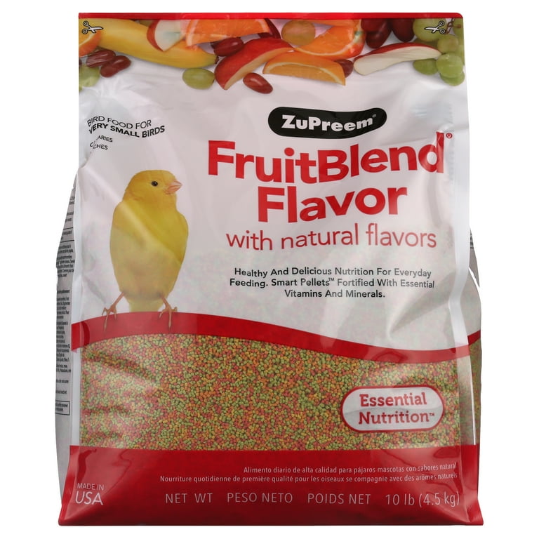 （専用）ZuPreem FruitBlend (4.5 kg) 鳥ペレット ZuPreem FruitBlend Flavor Large Bird Food