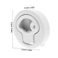 thumbnail image 2 of FENGGUIQU 2Ud Cerradura Empotrada Para Puertas Y Cajones De Muebles Con Material Plástico Duradero, 2 of 8