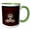 Green/White, variant on 3drose, Red and Black Goth Design, 15oz Mug