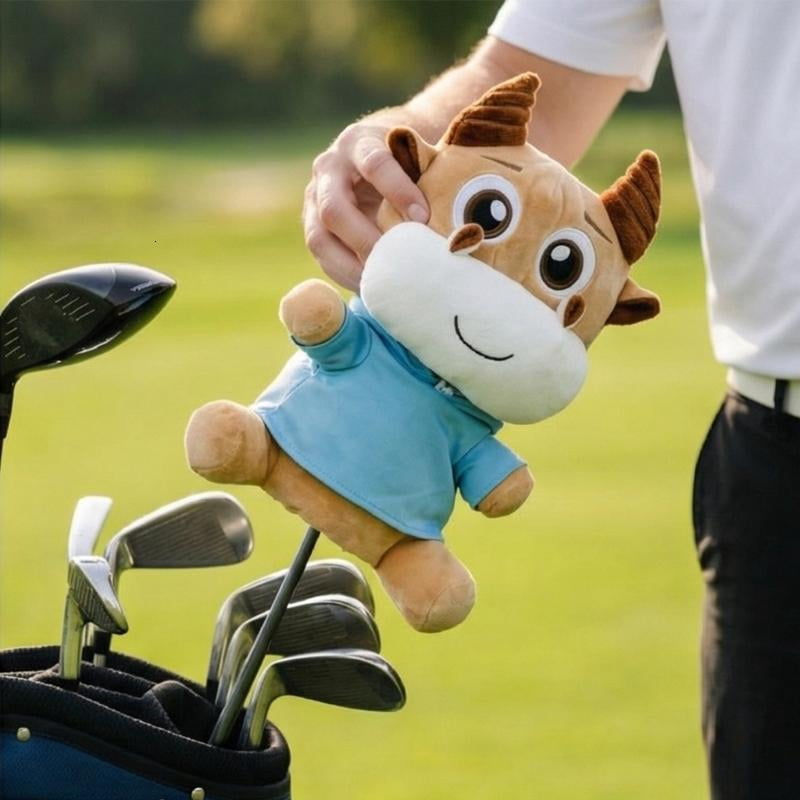 CEORPER Unique Bulldog Driver Headcover Funny Cartoon Dog Themed Golf Headcover