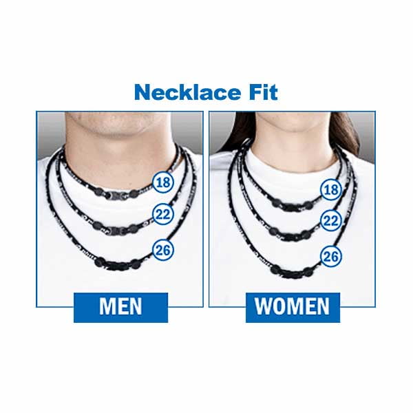 Phiten Phiten Titanium Necklace Classic, 18 In.