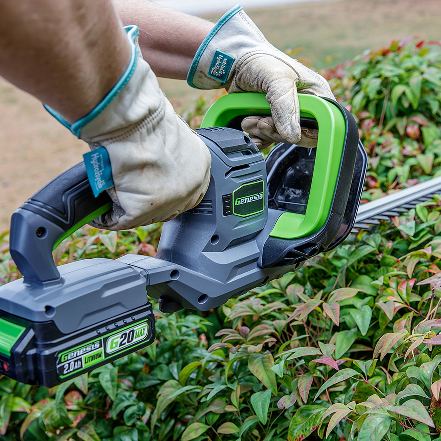 Genesis G20Max 20-Volt 20-In. Cordless Hedge Trimmer, GLGHT20BPT