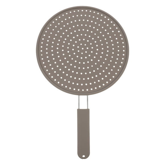 1Pcs Tapis de Cuisson en Silicone pour Éclaboussures de Poêle à Frire, Tapis de Refroidissement, Planche de Tamisage Gris Rectangulaire