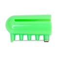 thumbnail image 2 of Zentra Crochet yarn guide ring, finger support, heavy-duty, knitting thimble, accessory Green, 2 of 10