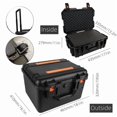 thumbnail image 1 of Pull Rod Toolbox Waterproof Hard Case Large Trolley Tool Box on Wheels Professional Instrument Tool Box With Sponge Pelican Case 46.5x41x32cm, 1 of 6