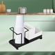 thumbnail image 5 of Dispensador de vasos desechables de escritorio para café, ideal para restaurantes y salas de descanso. Negro, 5 of 8