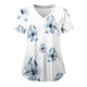 thumbnail image 1 of Puntoco, blusas con cuello en V y manga corta a la moda para mujer, blusa de bolsillo con estampado de uniforme de trabajo, tops Puntoco Puntoco-1983, 1 of 4
