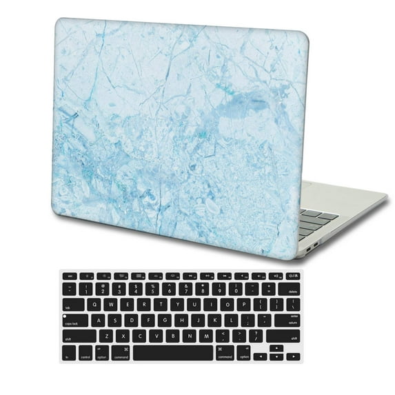 KSK KAISHEK Hard Shell Cover Compatible with MacBook Air 13.6 inchs m2( Retina Display, 2022.0) + Black Keyboard Cover Model A2681, Type C Marble A 12