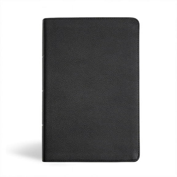 KJV Personal Size Giant Print Bible, Black Genuine Leather, (Hardcover)