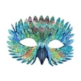 thumbnail image 2 of Halloween Multifunción Media Face Cover for Party Supplies Cosplay Verde, 2 of 8