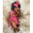 thumbnail image 3 of iCradle Sleeping Newborn Baby Dolls Girl 20 inches Black African American Reborn Baby Dolls Lifelike Babies Cloth Body Best Gift for Kids Age 3+, 3 of 7