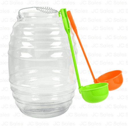 Vitrolero Tapadera Aguas Frescas Water Jug Juice 5 Gallon Beverage Container with Lid