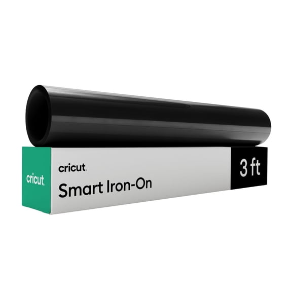 Cricut Smart Iron-On Heat Transfer Vinyl Roll, Black Matless HTV, 13 in x 3 ft