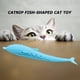 thumbnail image 3 of Cepillo de dientes para gatos, juguete para peces, hierba gatera, limpieza de dientes de silicona, palo molar (azul) Likrtyny Mascotas, 3 of 3