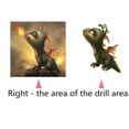 thumbnail image 4 of thinsony Tree Flower Rhinestone Needlework 5D Crystal Animal Painting Diamond Cross Stitch Decoration Mosaic Picture, 4 of 9
