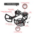 thumbnail image 5 of ✪ Bicycle Carbon Fiber Ceramic Rear Derailleur 17T Pulley Guide Wheel for Shimano-6800/R7000/R8000/R9100/R9000 Bike Accessories, 5 of 16