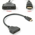 thumbnail image 4 of 1080PHD MI Port Male to Female 1 Input 2 Output Splitter Cable Adapter Converter, 4 of 9