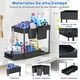 thumbnail image 4 of Organizador de Cocina Extraíble Debajo del Fregadero de 2 Niveles, Organizador Lavabo con 5 Ganchos y 2 Cestas de Almacenamiento, Estante paMultifuncional para Cocina o Baño, 4 of 6