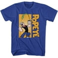 thumbnail image 1 of Popeye Veritical Logo Royal Adult T-Shirt, 1 of 2