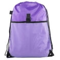 thumbnail image 1 of Mato & Hash Drawstring Cinch Bag Backpack With Mesh Pocket Polyester Tote Sack, 1 of 2